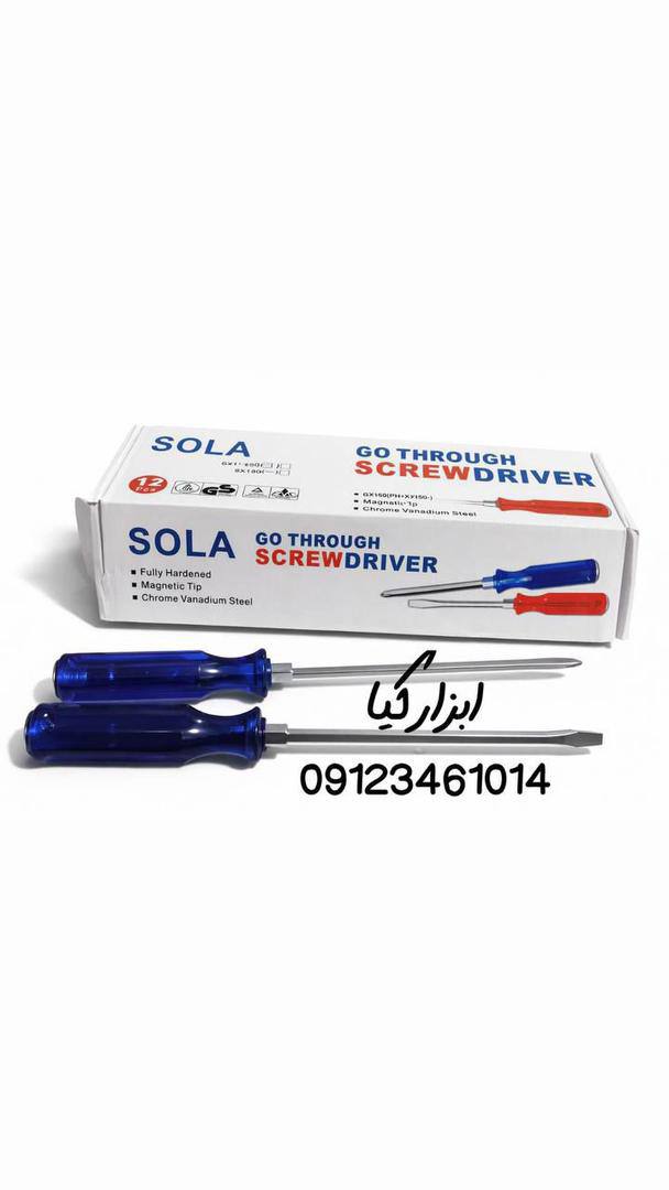 پیچ گوشتی ضربه و آچار خور sola