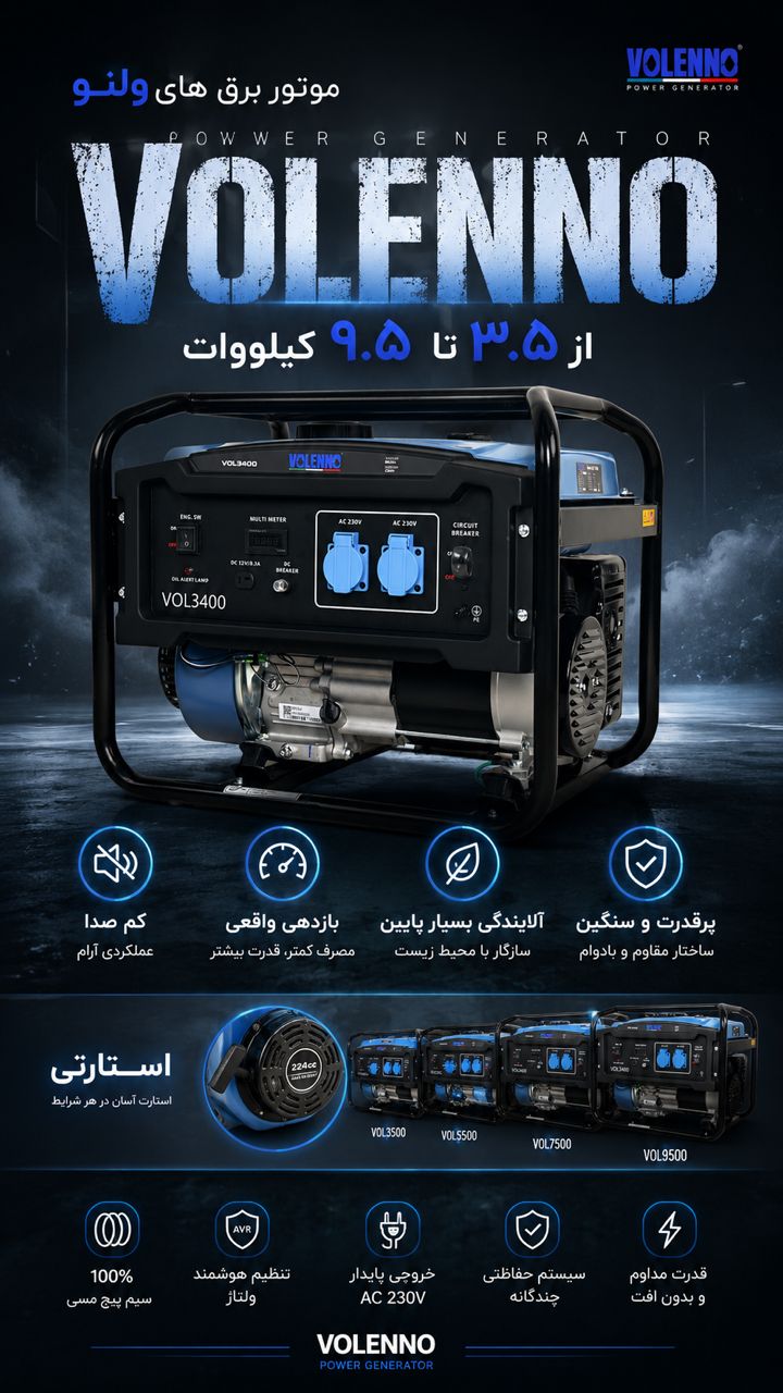 موتور برق ولنو