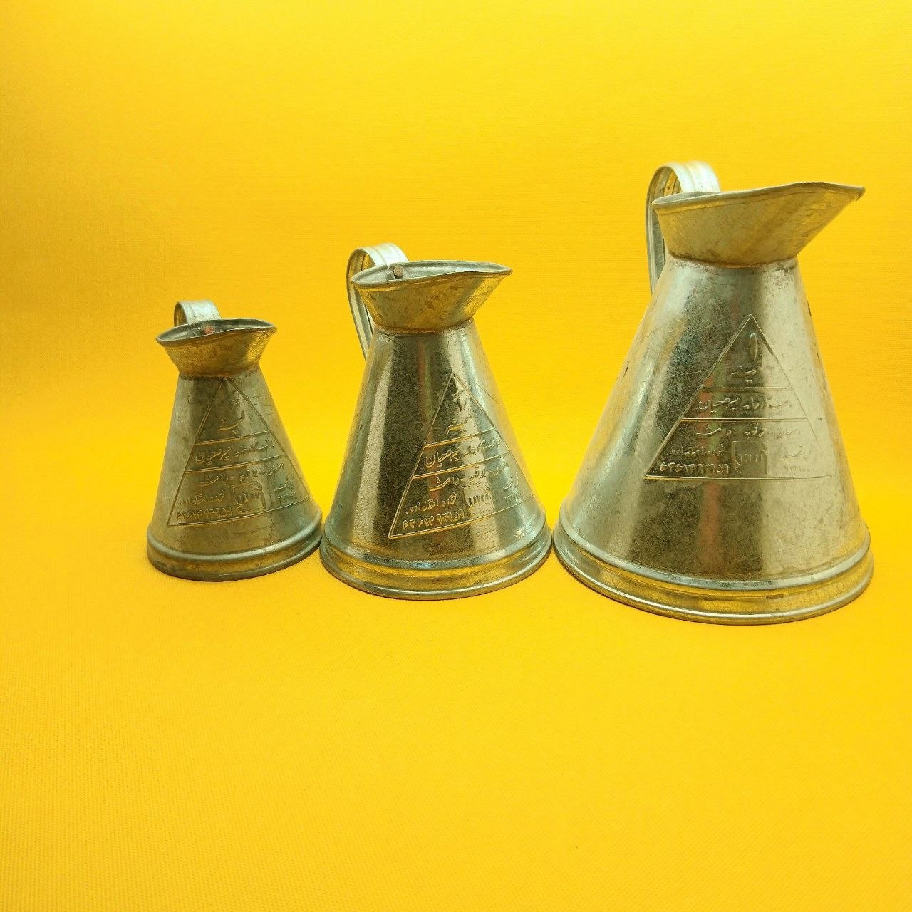  پیمانه 1/4 الی20لیتری فلزی
