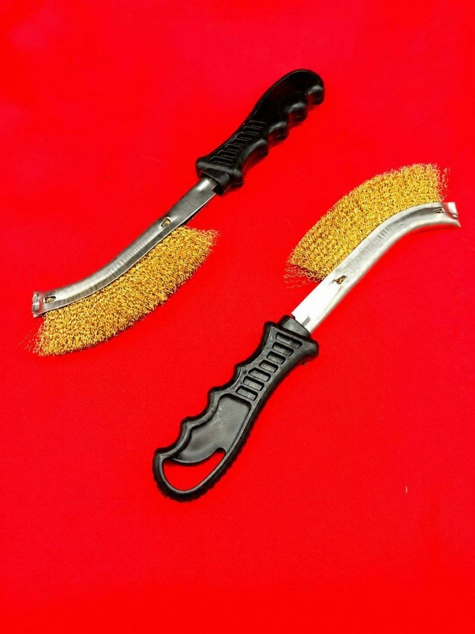 فرچه سیمی مسواکی مفتول طلایی