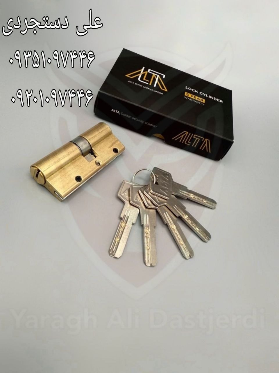 سیلندر ۷ تمام برنج تسمه فولادی آلتا ALTA کارتن ۴۰ عدد