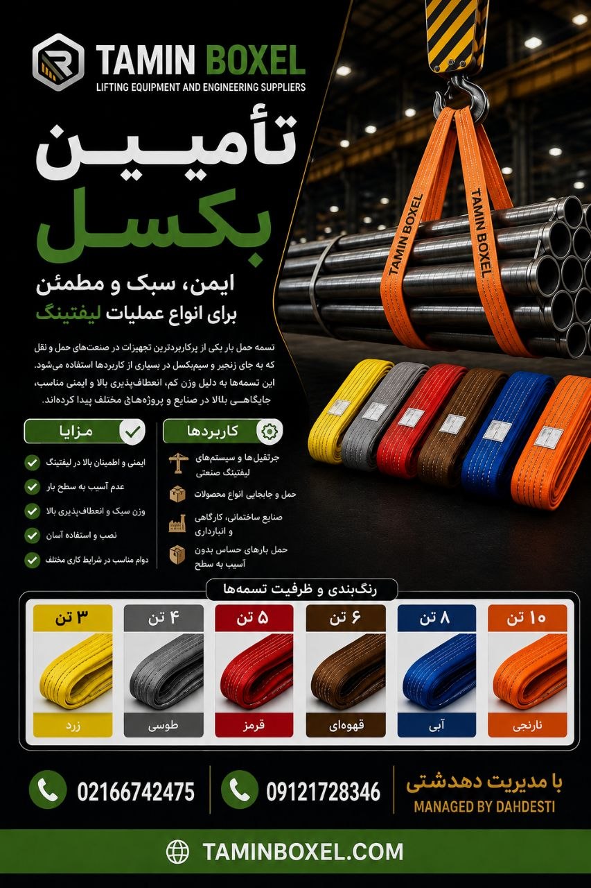 تسمه حمل بار در واقع نوعی باربند و تسمه برای بستن و جابه جایی بار می باشد، امروزه تسمه حمل بار در بی