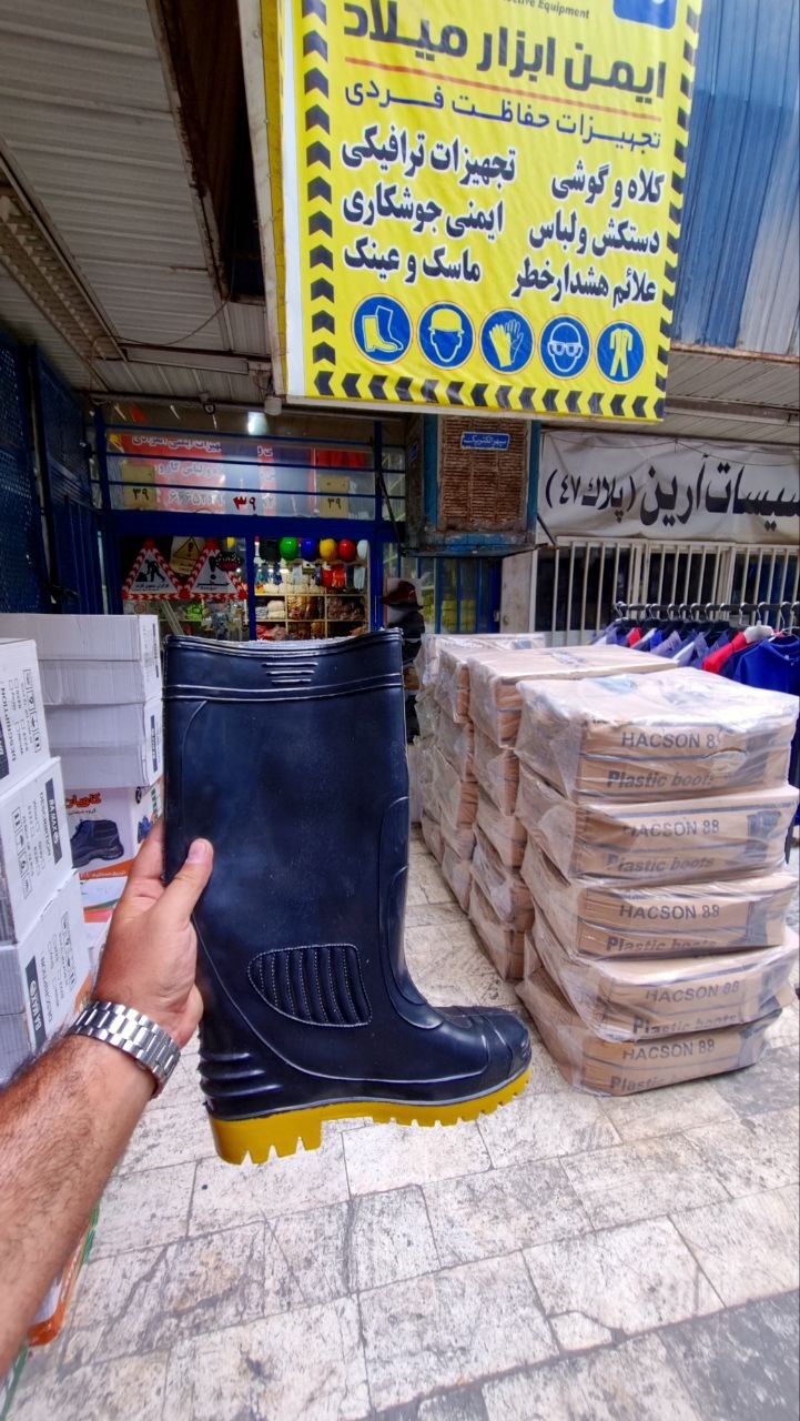 چکمه مشکی ساق بلند
