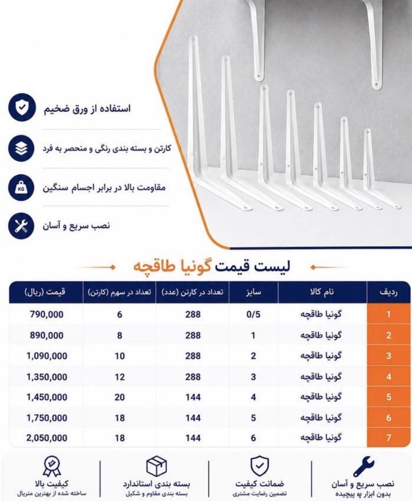 گونیا طاقچه