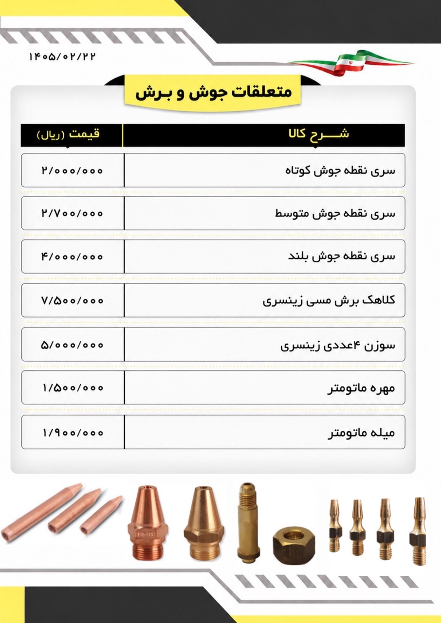 متعلاقات جوش و برش