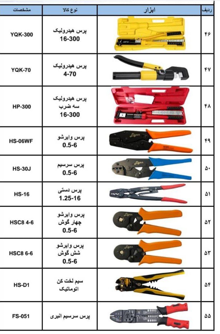 پرس کابلشو،کابل بر،سیم لخت کن،وایرشو زن،سرسیم زم