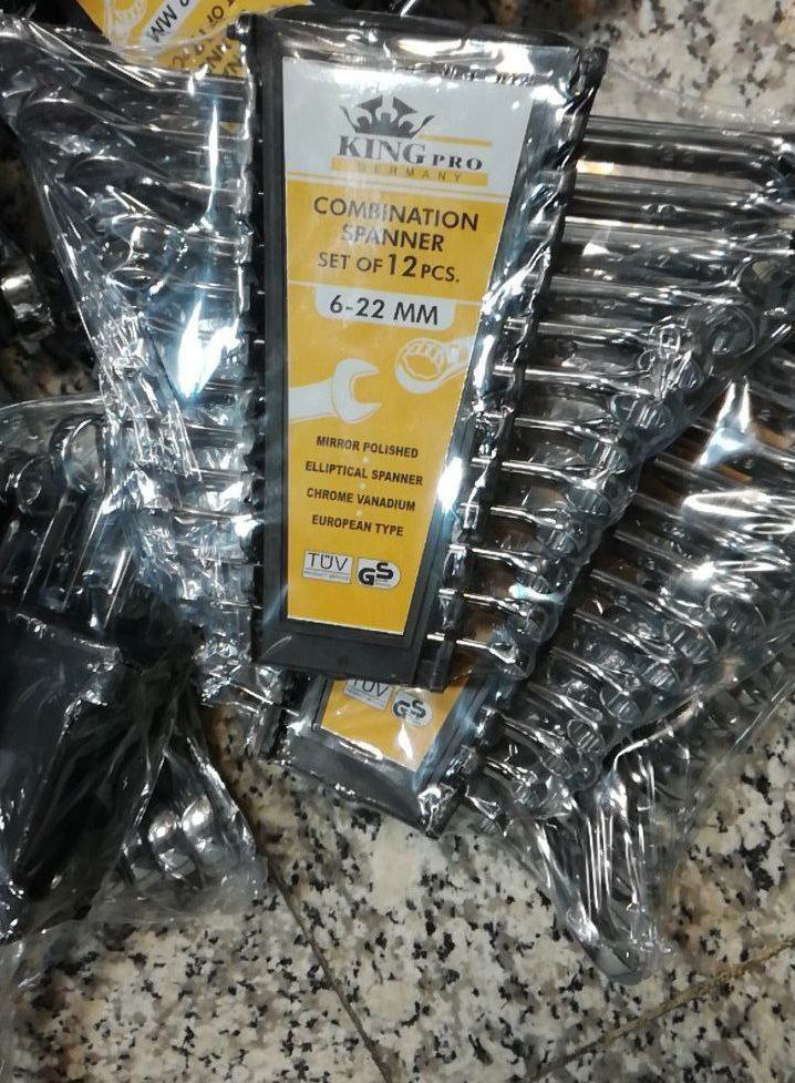 آچار یکسر رینگی پلکانی 12 عددی 