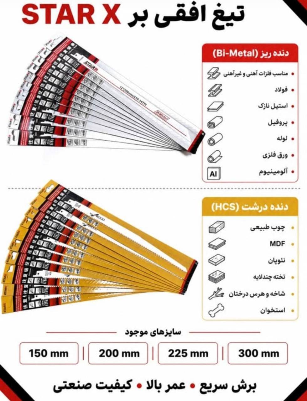 تیغ افقی بر