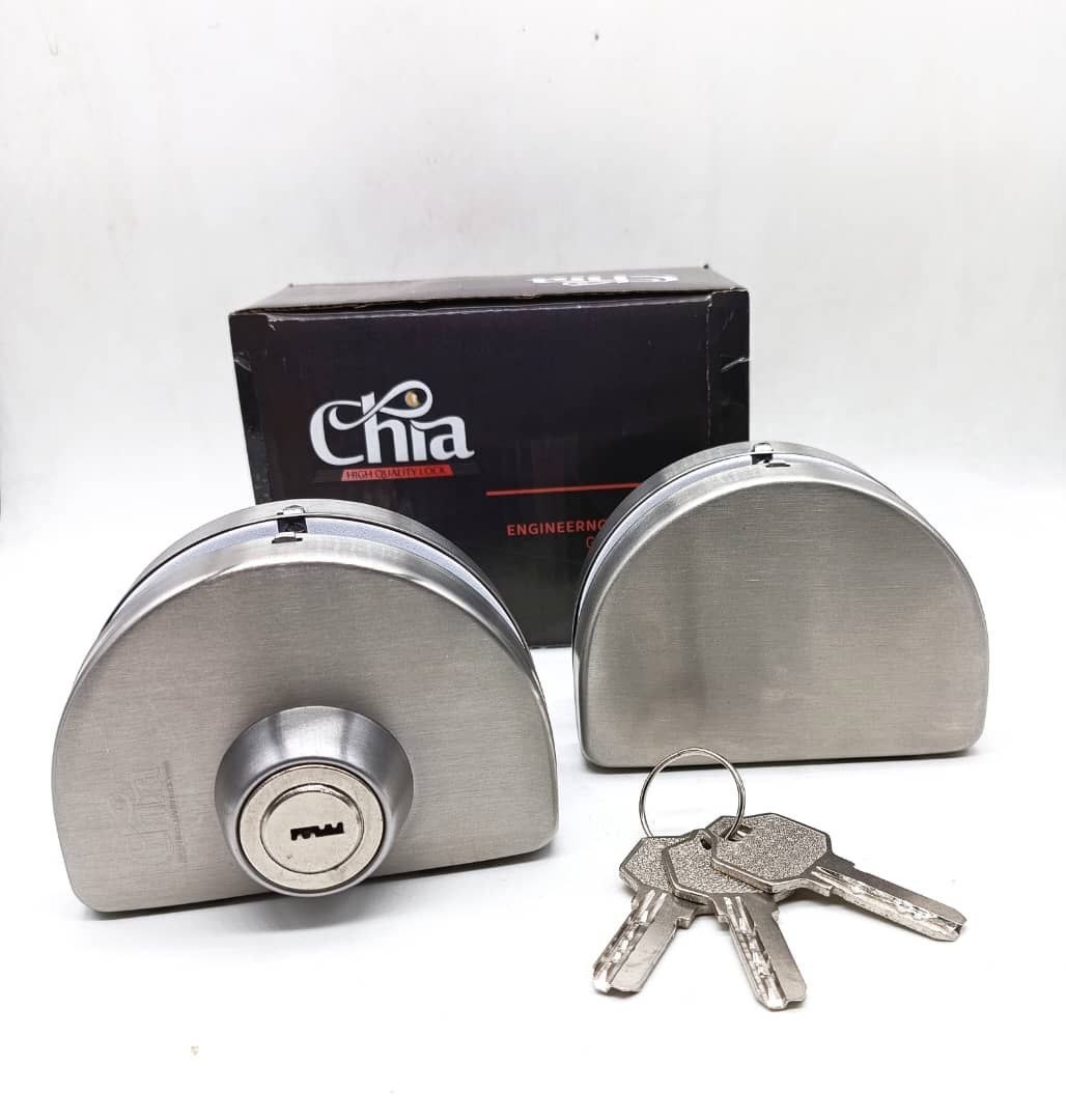  قفل سکوریت هلالی chia در 2مدل یکطرف و دوطرف کلید کلید آهن ساچمه برنج جنس بدنه استیل ضخیم تعداد در ک