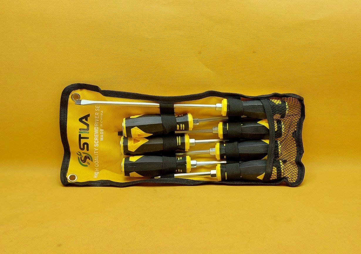 ست پیچ گوشتی ضربه خور 7 عددی STILA
