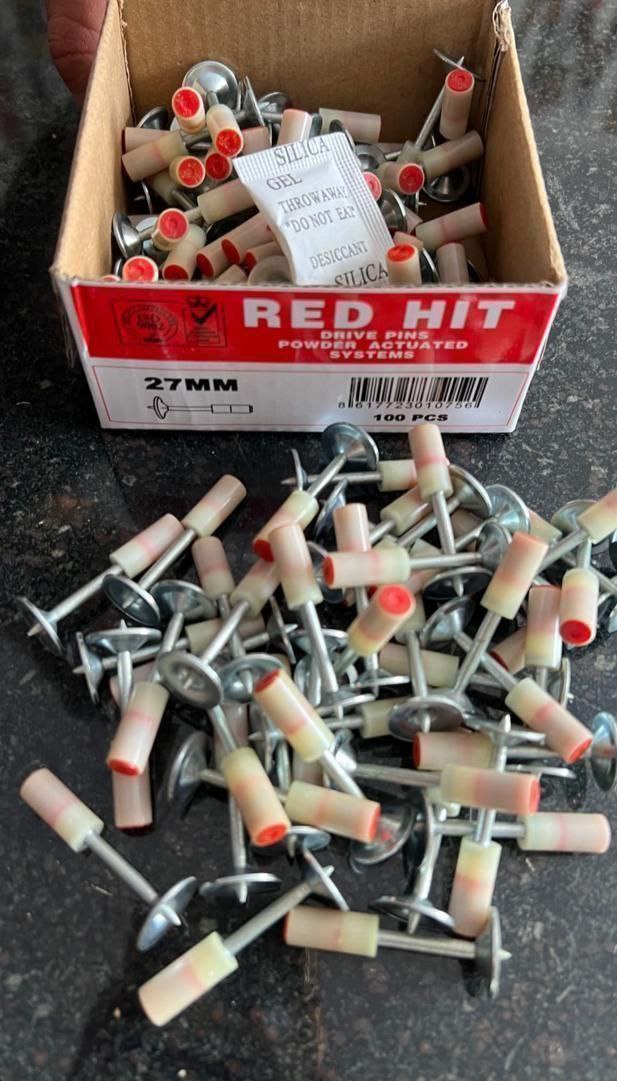 میخ و چاشنی ردهیت RED HIT میخ و چاشنی سرهمی، چاشنی سرخود REDHIT رد هیت اصلی (کله گاوی) درحال توزیع ا