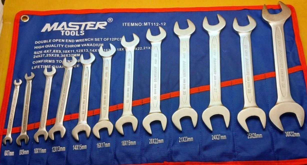 آچار دو سر تخت 12 عددی 32×30_7×6 مستر