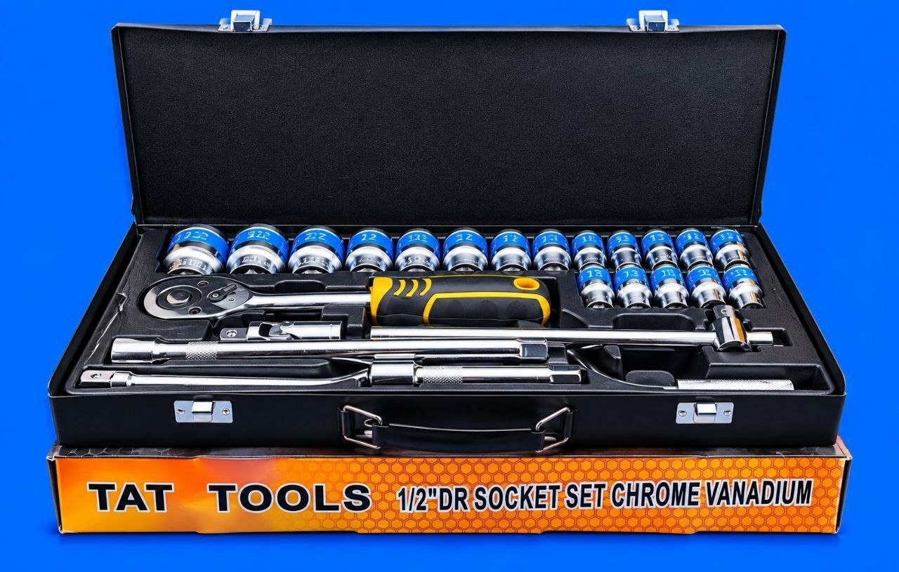 جعبه بکس 1.2درایو  24 پارچه 32_8 TAT TOOLS