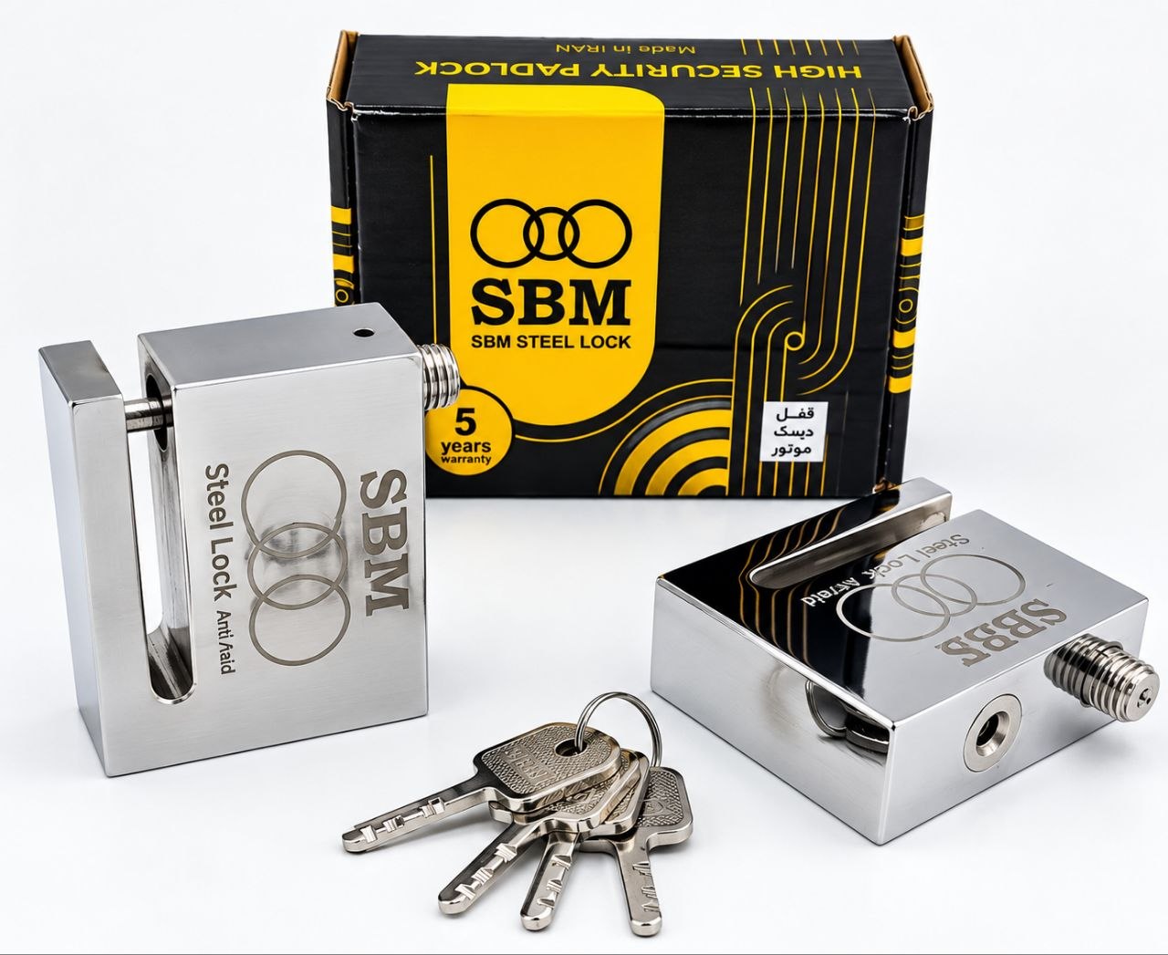  قفل دسیک تمام فولادی SBM 