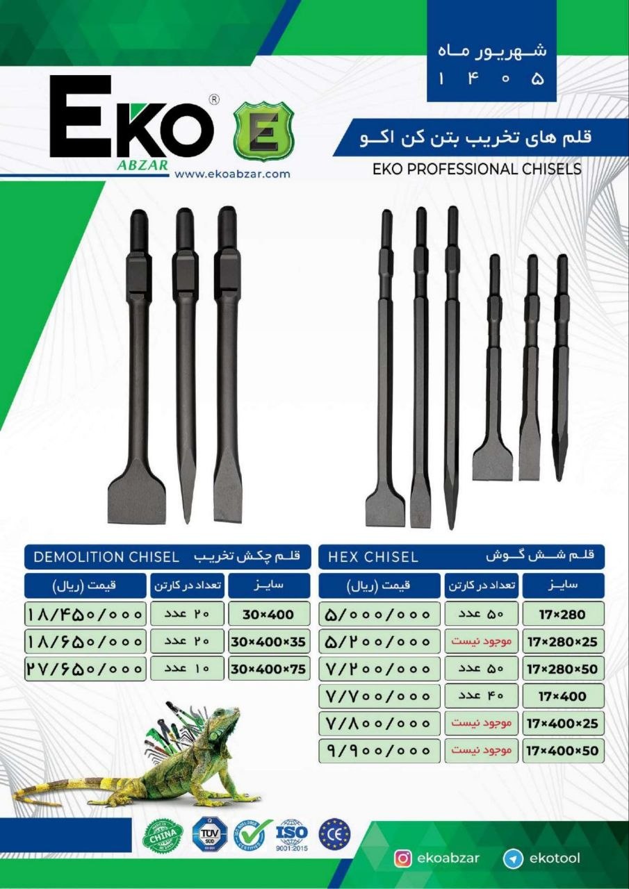 قلم تخریب بتن کن اکو