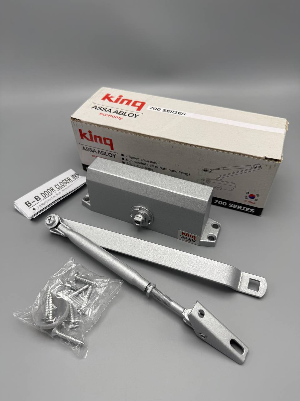 جک آرامبند درب کینگ کیفیت عالی ضمانت ه رگونه خرابی سایز 40 تا 65 - 60 تا 80 - 80 تا 120 کیلو کاملا م