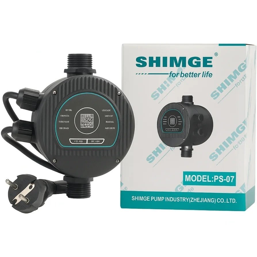  ست کنترل دیجیتال شیمجه SHIMGE مدل PS-07 سه حالته ست کنترل - اتوماتیک پمپ آب