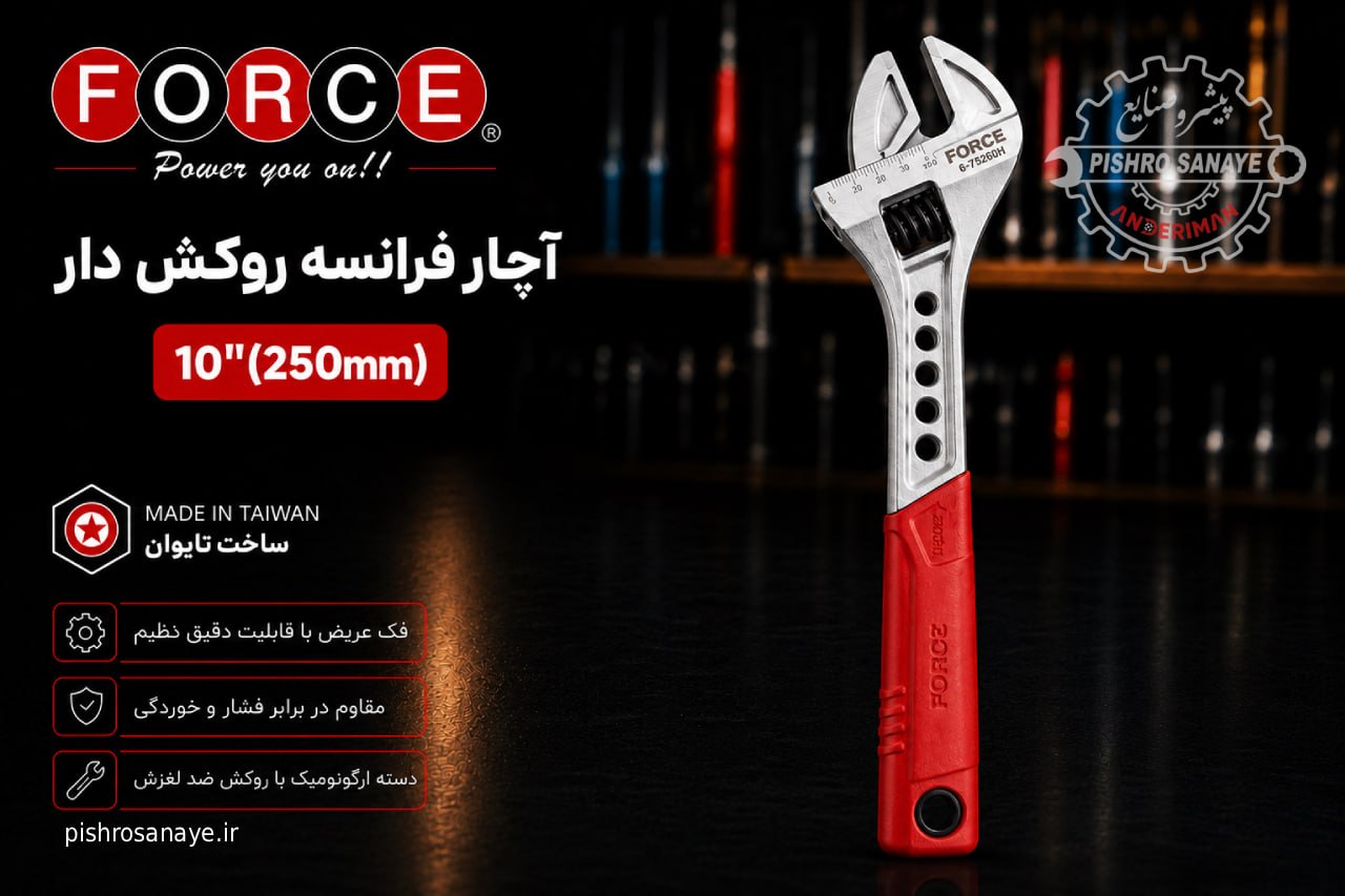  آچار فرانسه روکش‌دار