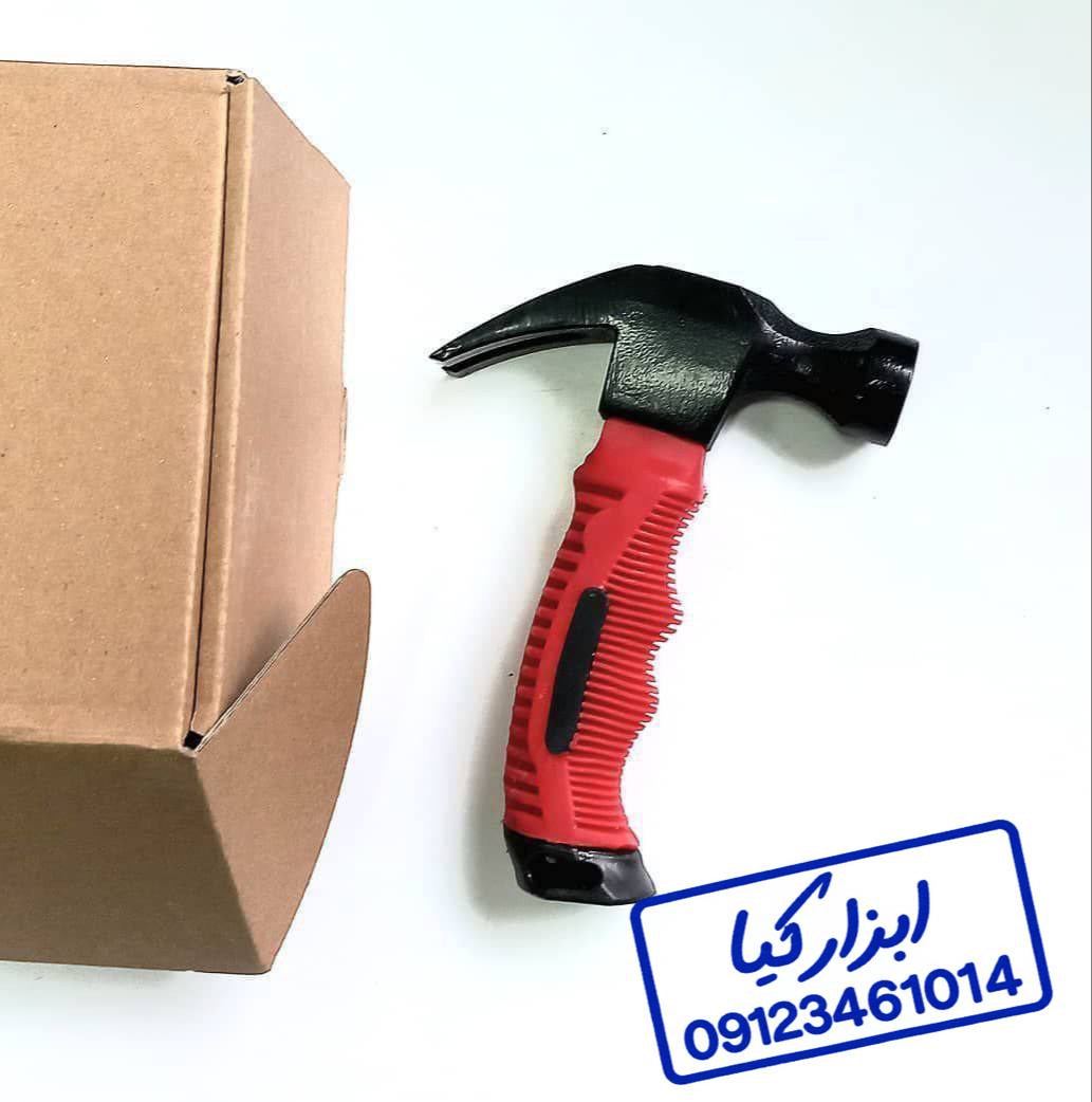 چکش مینی دو شاخ دسته فایبر 