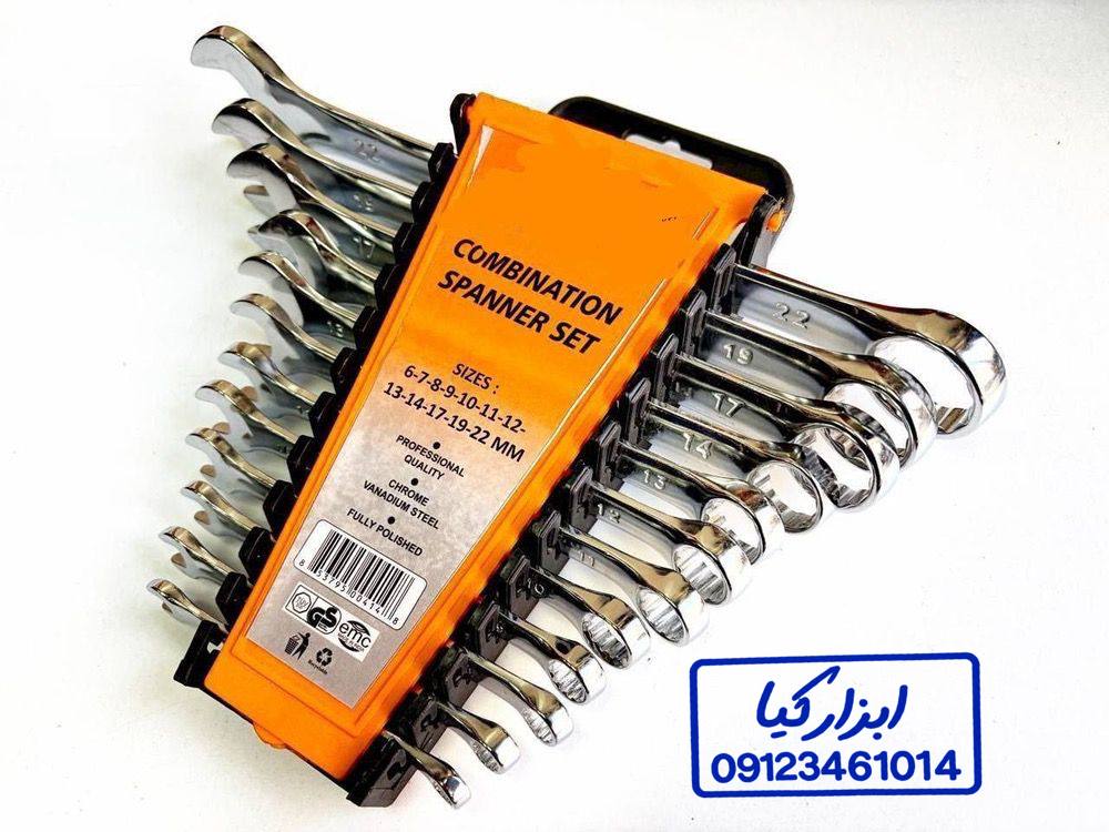 آچار یکسر ۸ و ۱۲ عددی پلکانی 