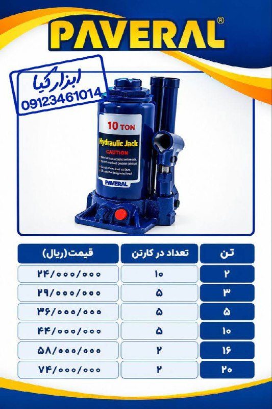  جک روغنی پاورال‌‌ 