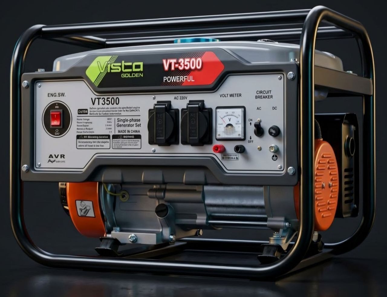  موتور برق ۳ کیلووات گلدن ویستا GOLDEN VISTA مدل VT-3500