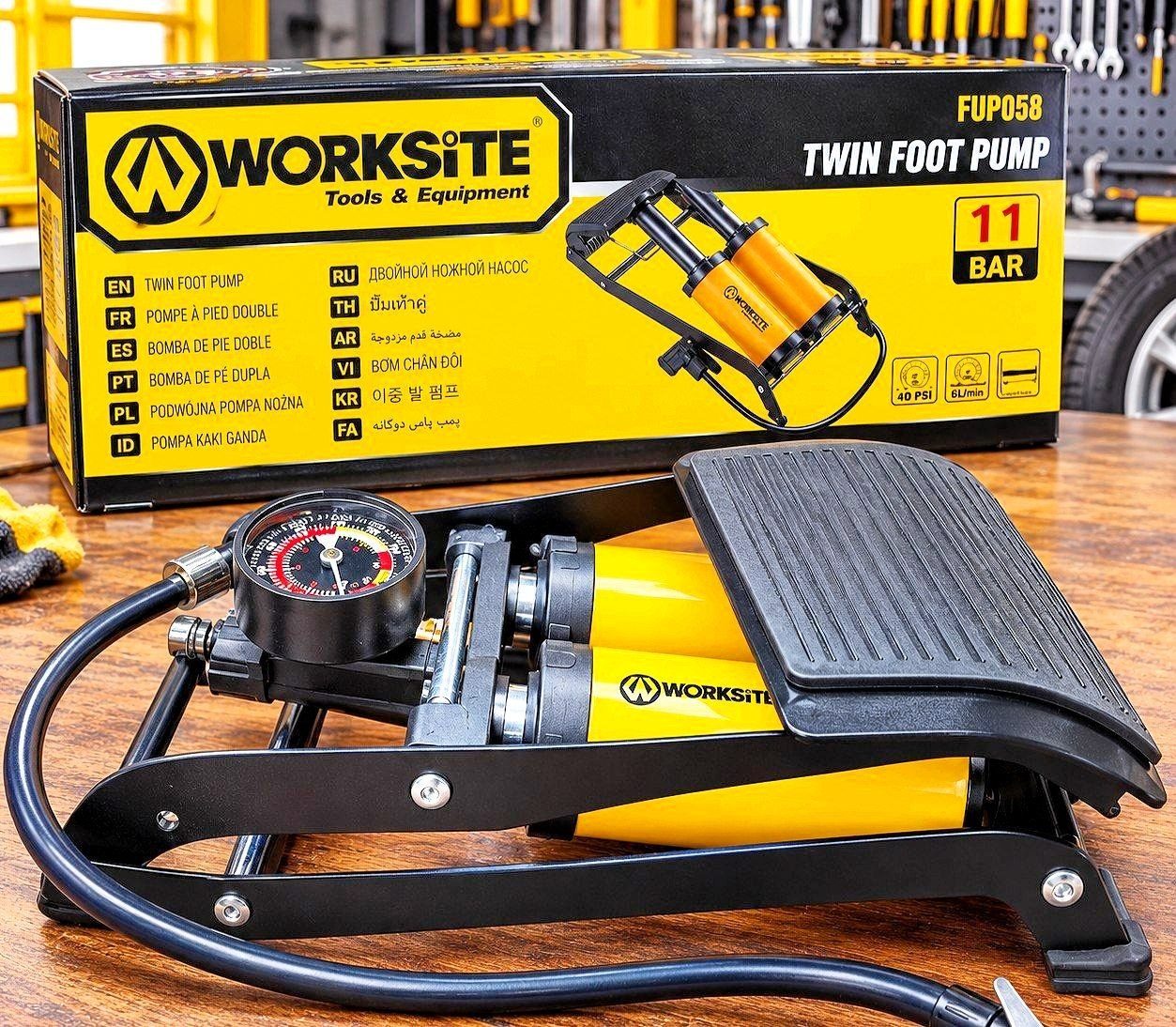تلمبه پایی   2 پمپ  WORKSITE 
