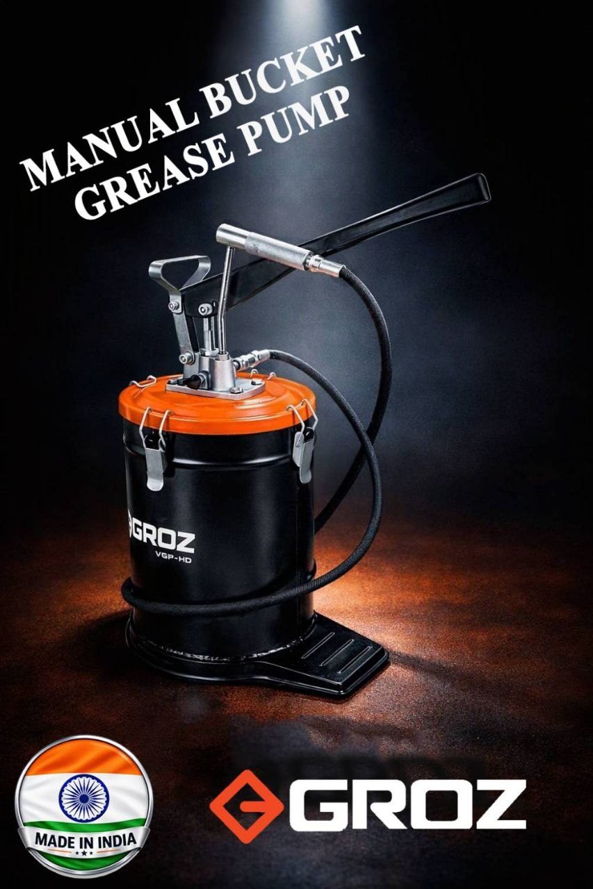 (استاد) تنها گریس پمپ سطلی دستی با فشار 6000PSI 