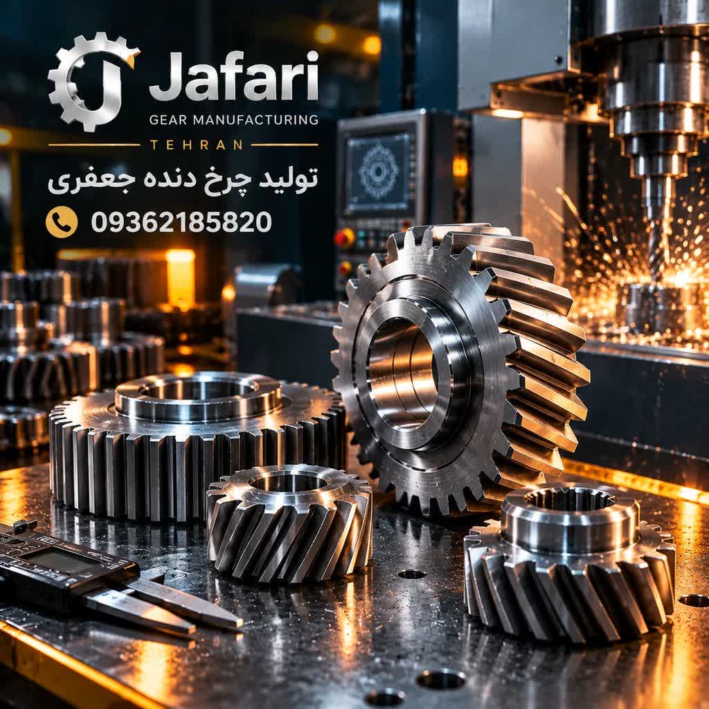 تولید چرخ دنده تهران / دنده زنی تهران 